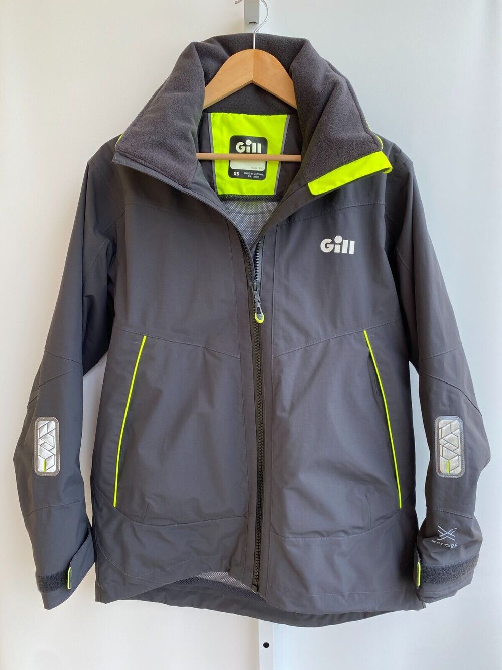 Gill OS3 Coastal Men's Jacket, Graphite Black, Extra Small XS